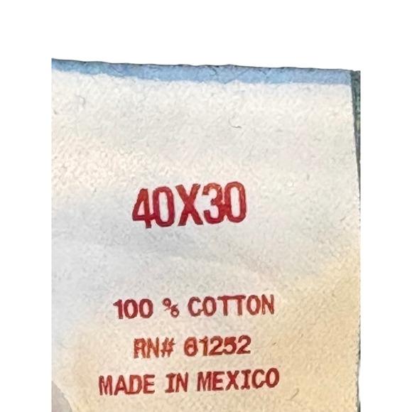 Arizona Jeans Co‎ Mens Loose Straight Fit Dark Wash Denim Jeans Size 40x30 - Picture 8 of 9